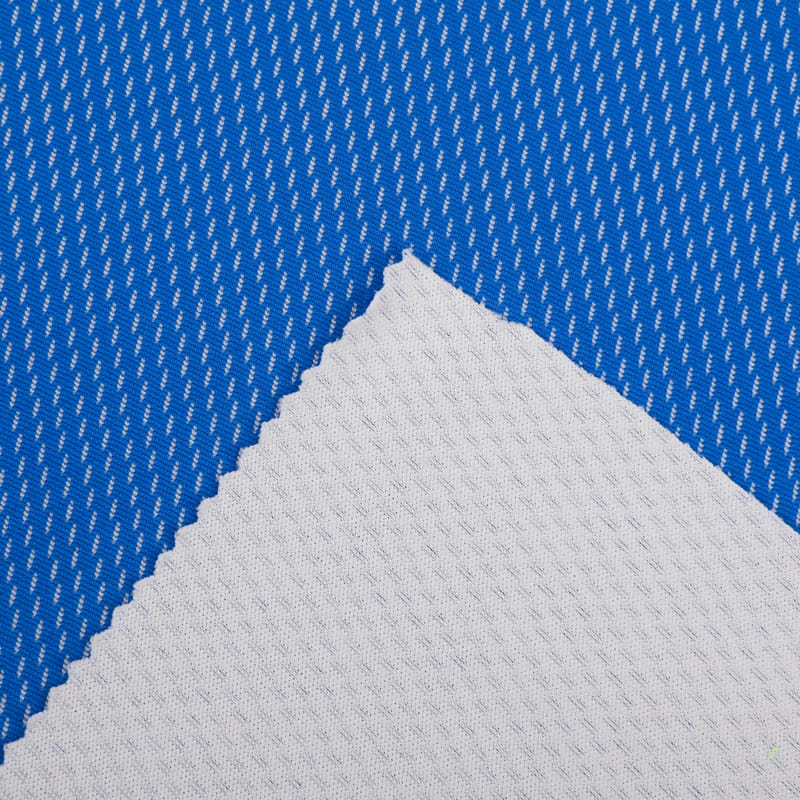 190Gsm 100% Poliéster Catiónico 2 Color Bird Eye Mesh Fabric